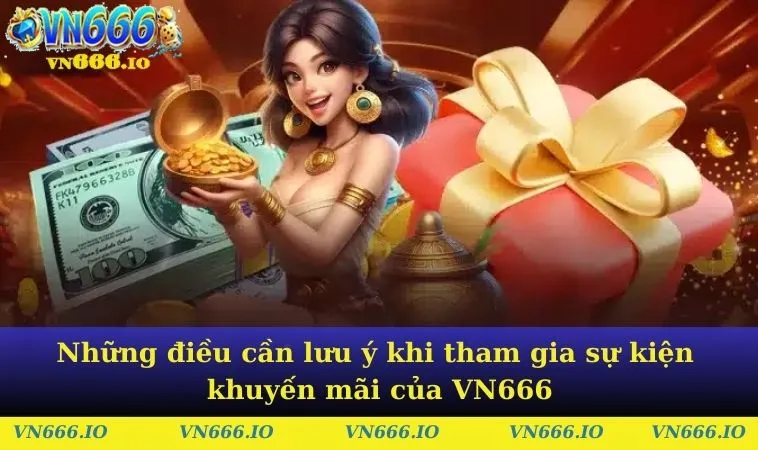 Những điều cần lưu ý khi tham gia sự kiện khuyến mãi của VN666